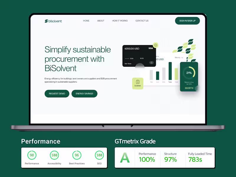 Cover image for Webflow Development - BiSolvent | Webflow Developer