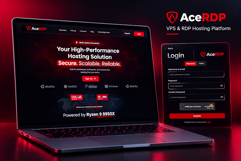 Cover image for AceRDP — VPS & RDP