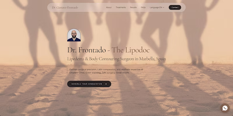 Cover image for Expert Web Developer Needed for Lipadema Surgeon Site