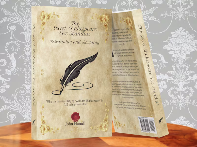 Cover image for Original, professional paperback book cover design with blurb 