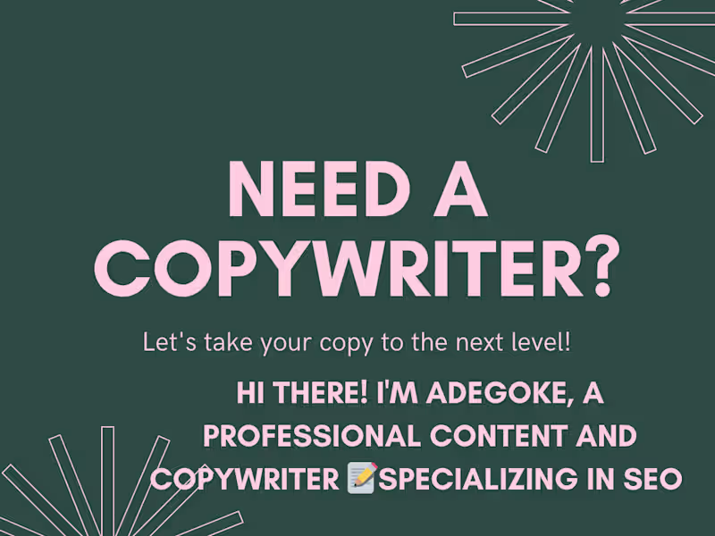 Cover image for  SEO-Optimized Website Copy for Higher Rankings