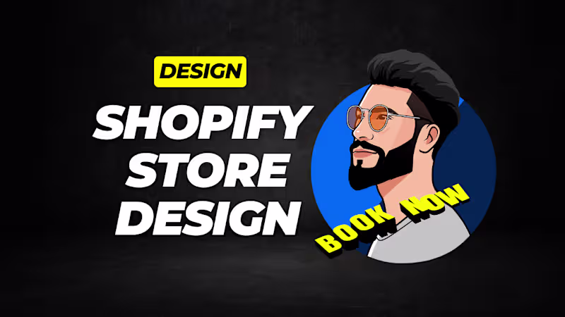 Cover image for You will get professional shopify store design and store setup