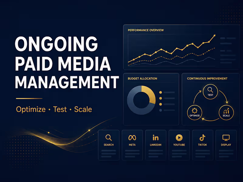 Cover image for Ongoing Paid Media Management