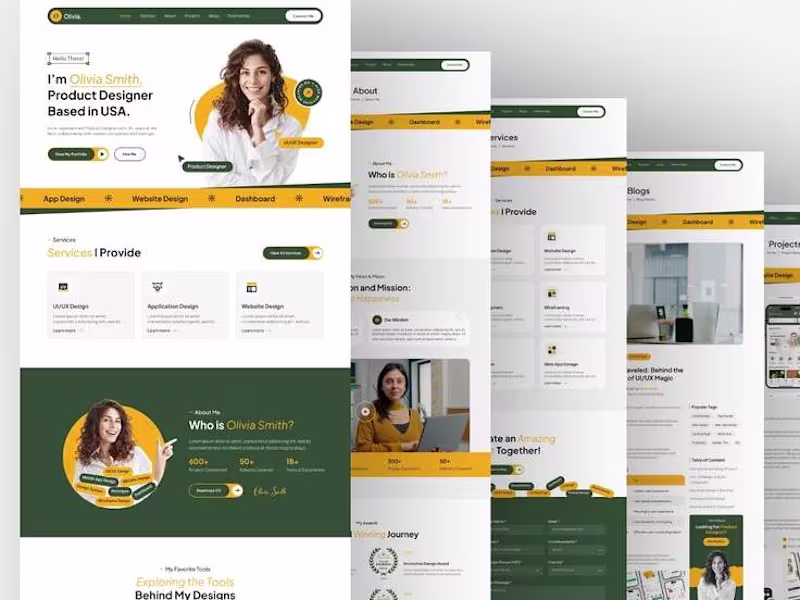 Cover image for WordPress Portfoilo Website