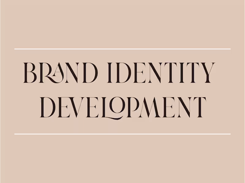 Cover image for Brand Identity Development