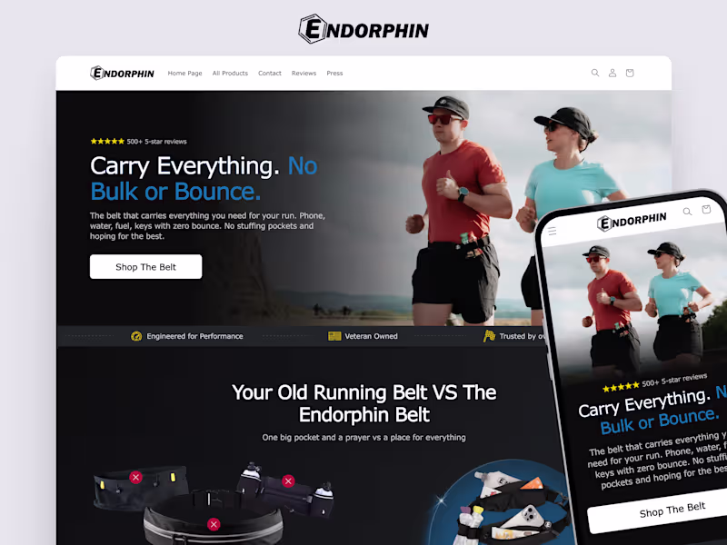 Cover image for Endorphin Belt - Comparison Landing Page