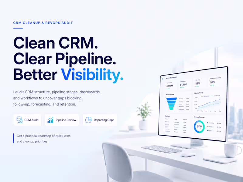 Cover image for CRM Cleanup & RevOps Audit