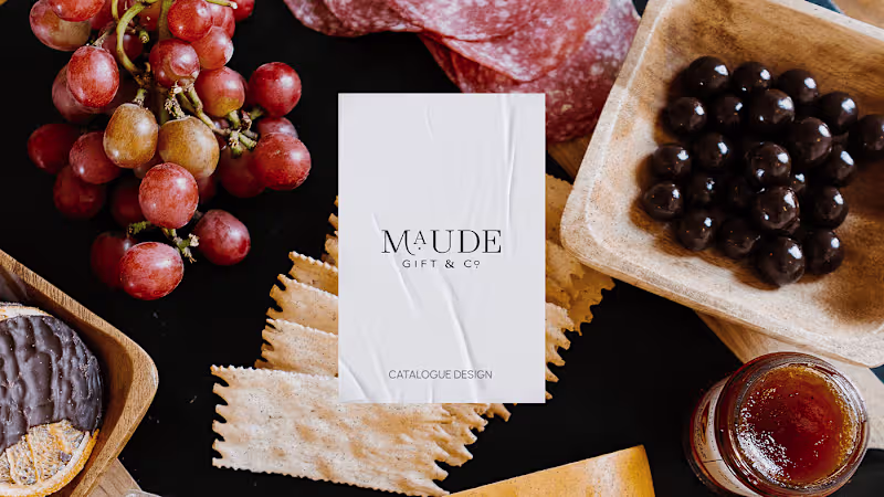 Cover image for Catalogue Design for Maude Gift & Co.