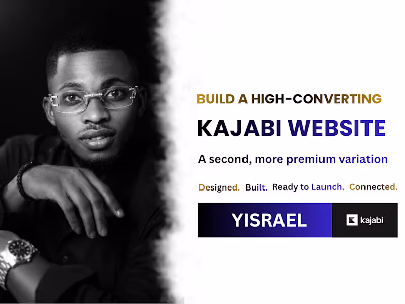 Cover image for Kajabi Website Design & Setup | Course, Funnel & Landing Pages