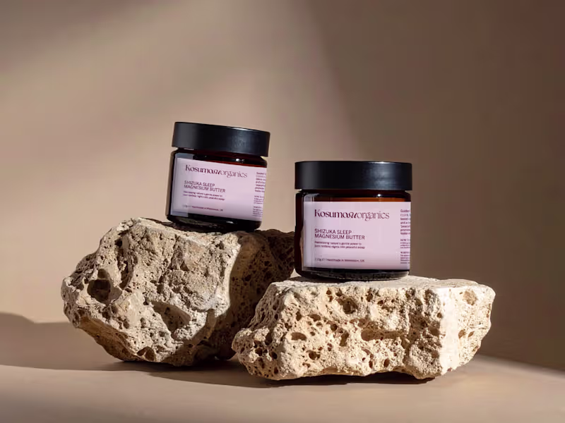 Cover image for Kosumosu Organics Logo and Label Design