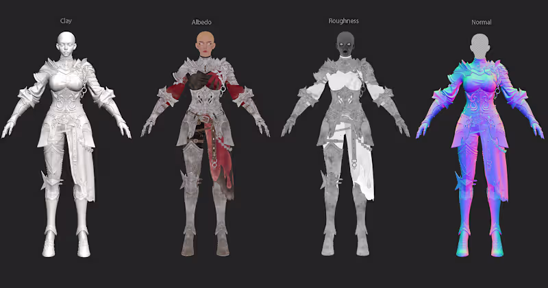 Cover image for Character Retopology, UVs & Texture Baking