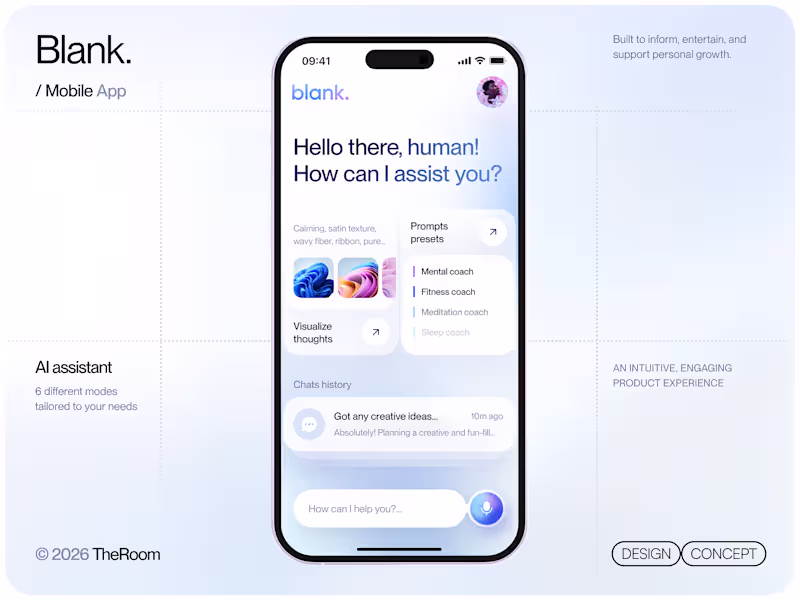 Cover image for Blank AI. Chat GPT-Powered AI Assistant