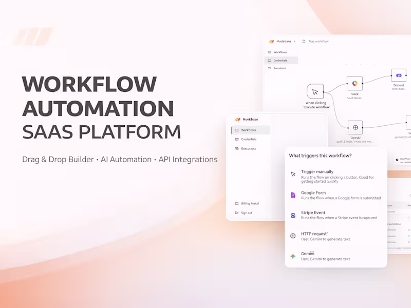 Cover image for Nodebase is a workflow automation
