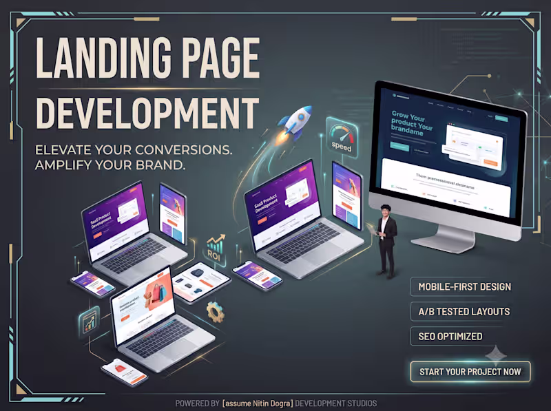 Cover image for Landing Page Development