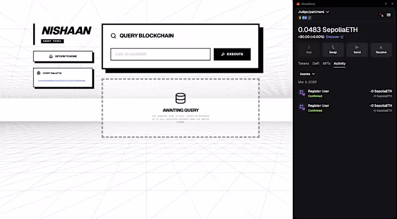 Cover image for NISHAAN is a decentralized evidence