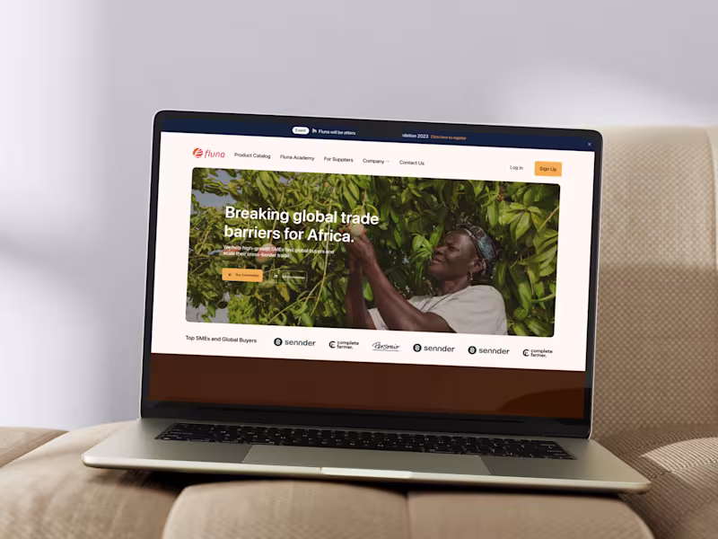 Cover image for Fluna — African Export Marketplace Built for Trust