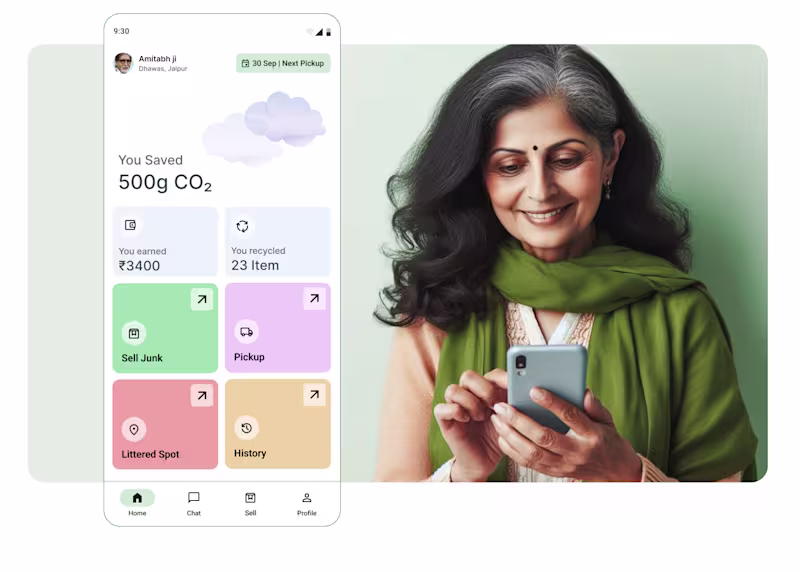 Cover image for Recycle App Case Study :: Behance