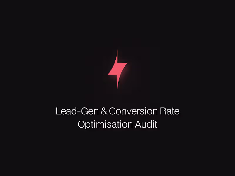 Cover image for Lead-Gen & CRO Audit