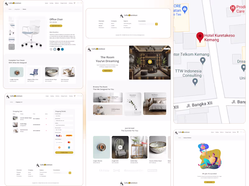 Cover image for Furniture Website Design