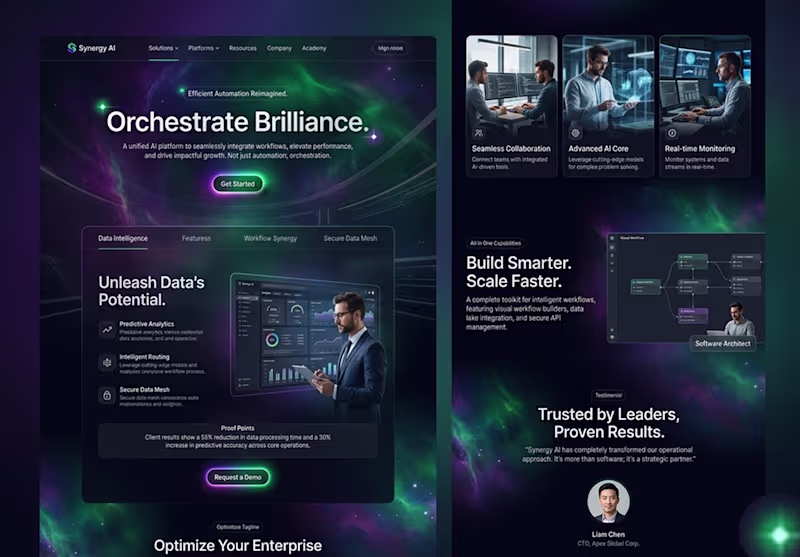 Cover image for Custom Webflow Development & High-End SaaS Interface Design