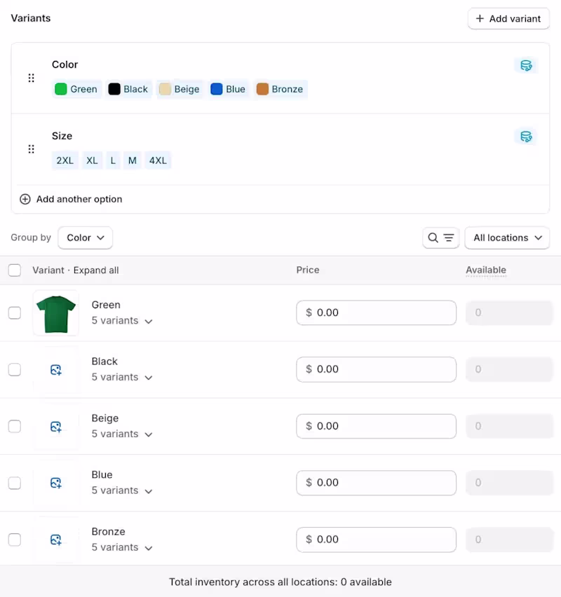 Cover image for Shopify Variants & Product Data