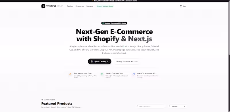 Cover image for shopify with nextJs  
