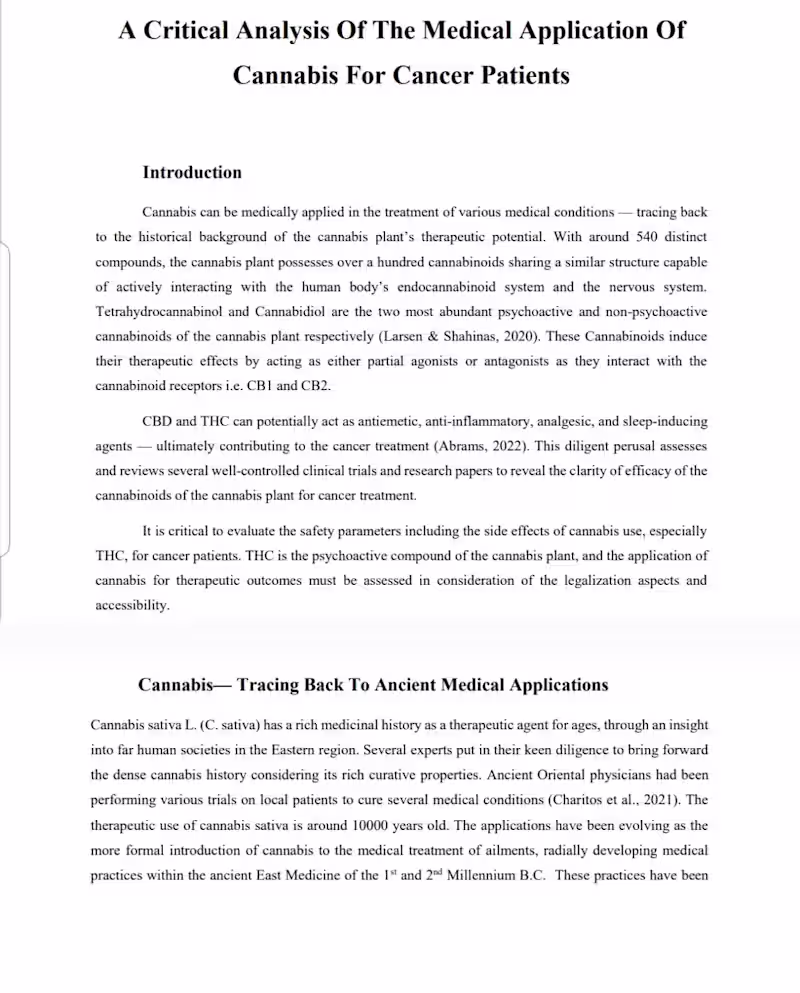 Cover image for Medical Research Writing this project represents a careful a...