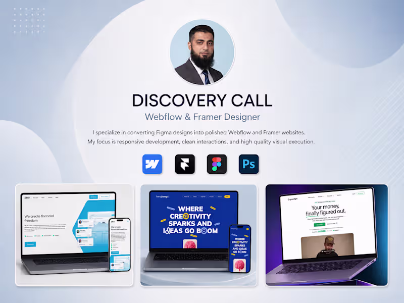 Cover image for Website Design Consultation • Discovery Call
