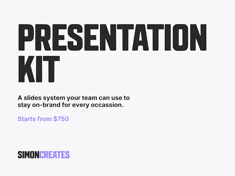 Cover image for Presentation Kit
