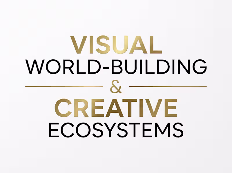Cover image for Visual World-Building & Creative Ecosystems