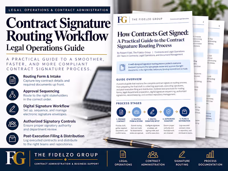 Cover image for Developed a practical contract signature