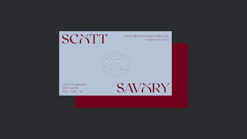 Cover image for Business cards for a real estate agent in NYC