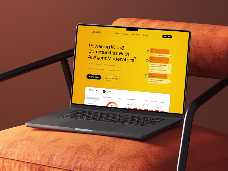 Cover image for Collony.ai | Brand Identity and Website Design