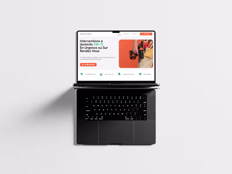Cover image for Dépannage d'Urgence — Website Design & Development
