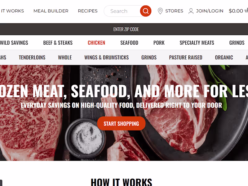 Cover image for Wild Fork: A Full-Stack Web App for Premium Meat Delivery