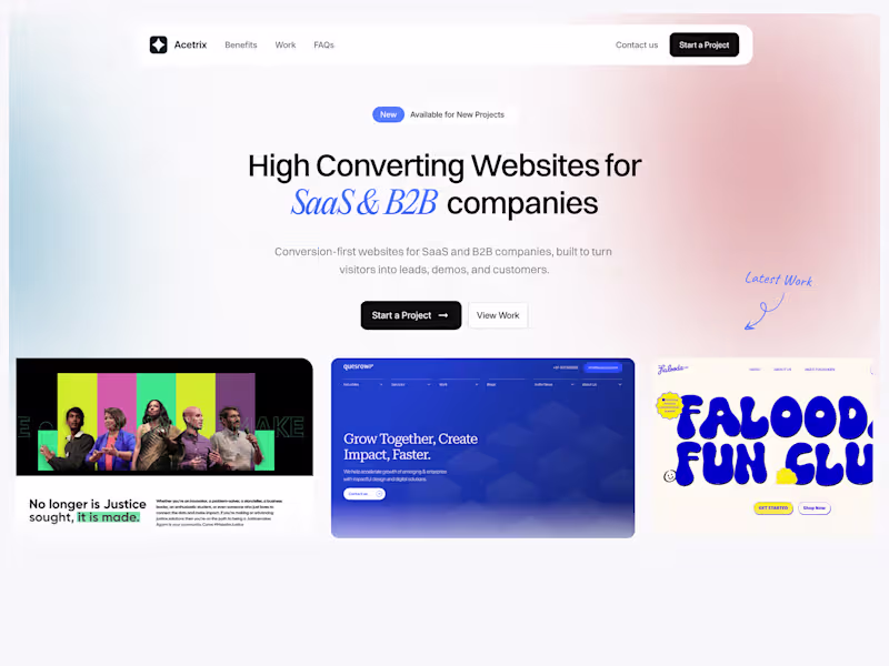 Cover image for Framer Website Development