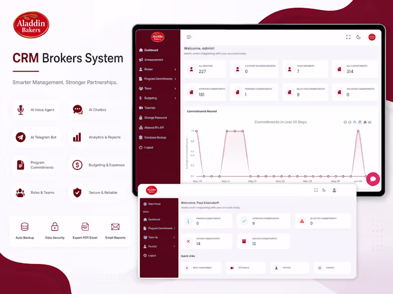 Cover image for AI-Powered CRM & Broker Management