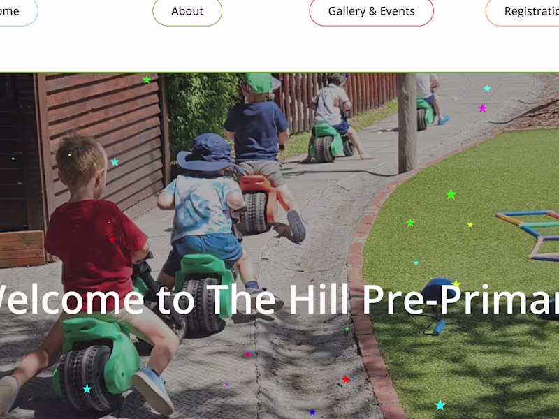 Cover image for The Hill Pre-Primary | School website