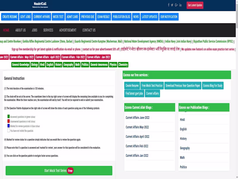 Cover image for Naukricall | Platform For GOVT Exam Aspirant
