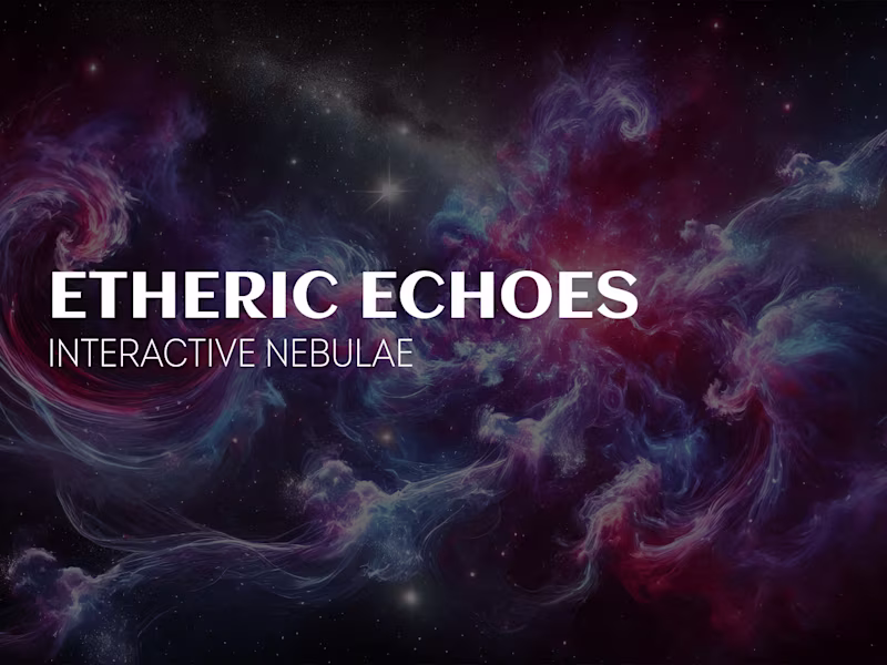 Cover image for Etheric Echoes : Interactive Nebulae