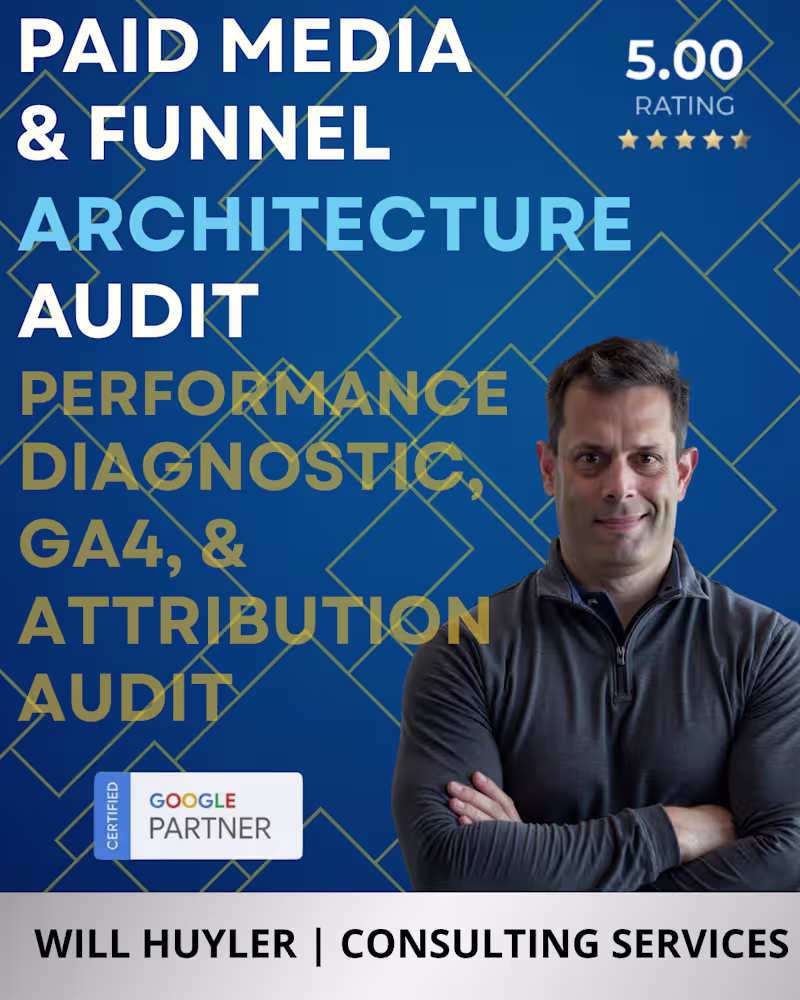 Cover image for Paid Media & Funnel Architecture Audit (Google, Meta & GA4)