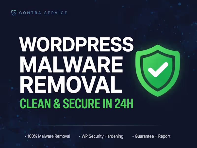 Cover image for WordPress Security: Malware Removal & Hardening
