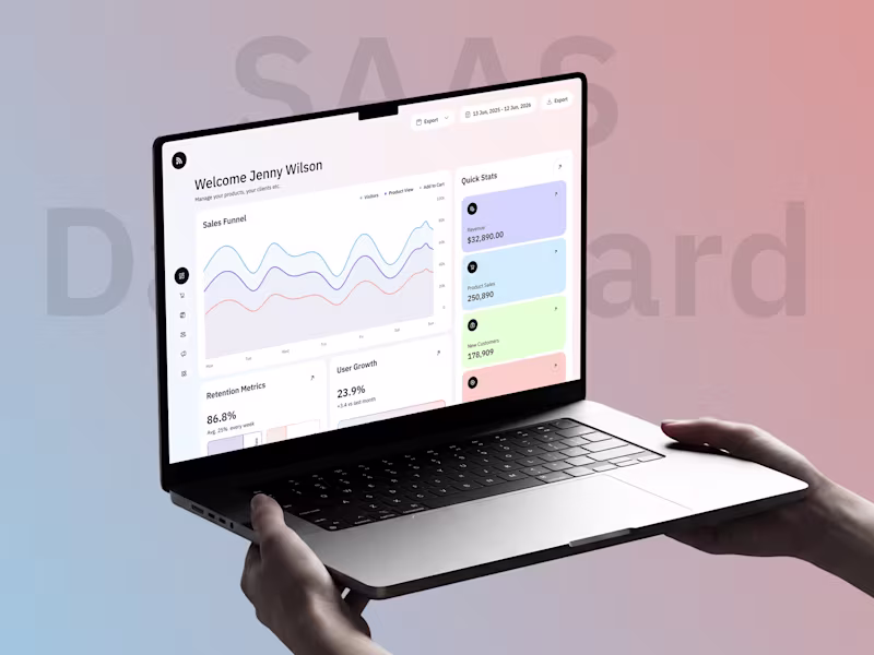 Cover image for SAAS Dashboard
