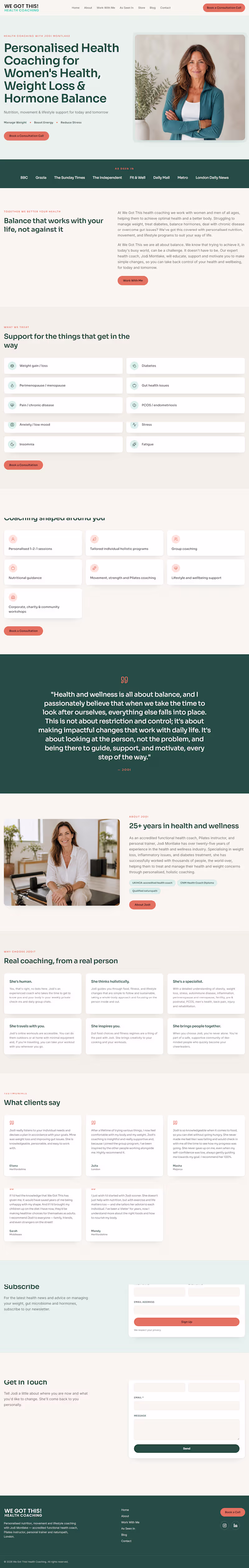Cover image for Website Homepage Redesign, "We Got