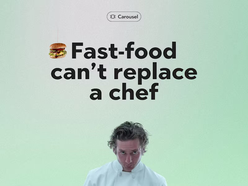Cover image for AI as a Culinary Tool: A Conceptual Carousel