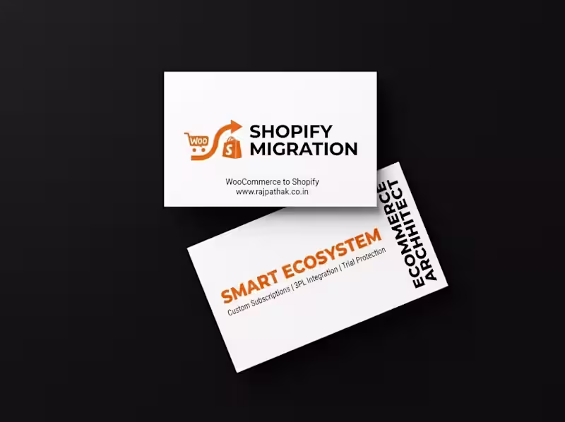 Cover image for WooCommerce to Shopify Migration & Custom Shopify Development