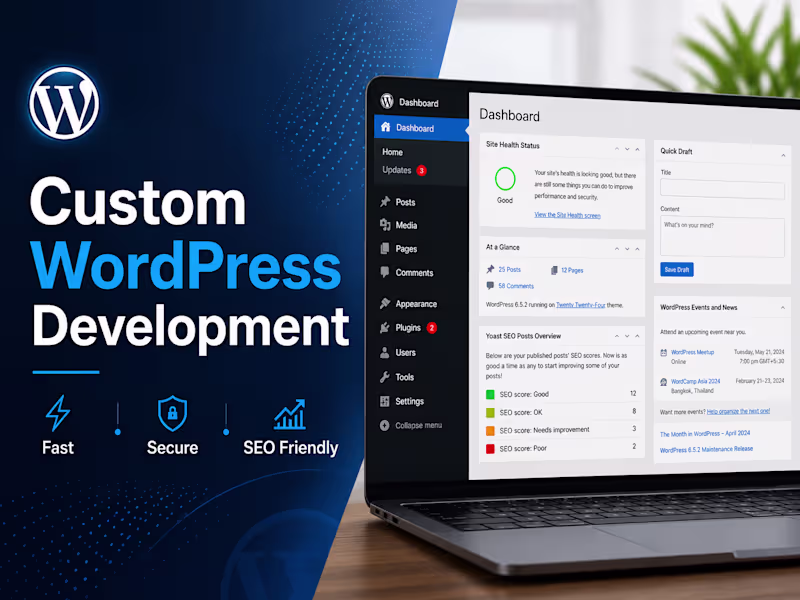Cover image for 🚀 Custom WordPress Website Development