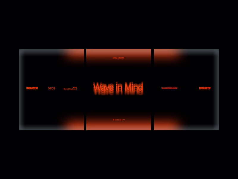 Cover image for Graphic visuals from recent Massa Confusa event project.