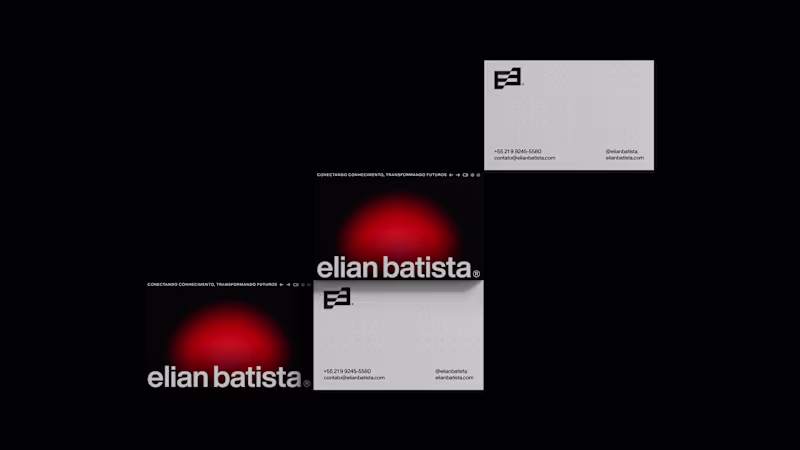 Cover image for Elian Batista: Personal Brand for a Developer