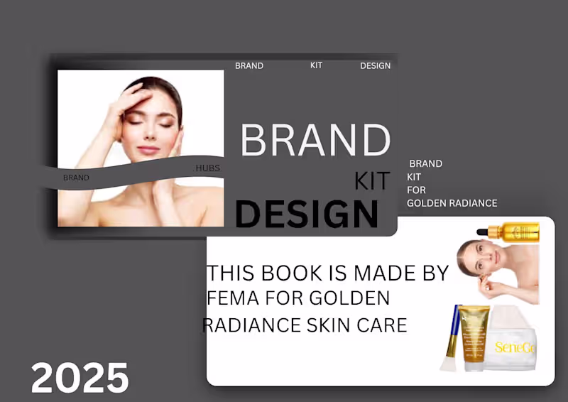Cover image for Brand kit design to golden